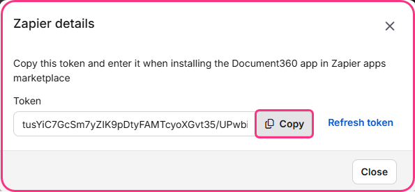 Integrating Gmail with Document360 using Zapier